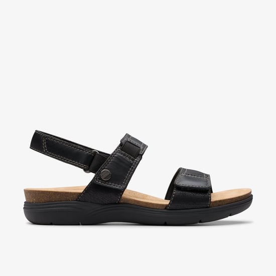 April Clover Schwarze Kombi-Sandalen - Image 1