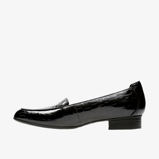 Keesha Luca Schwarz Lack/Krokodil Schuhe - Image 2