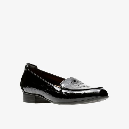 Keesha Luca Schwarz Lack/Krokodil Schuhe - Image 3