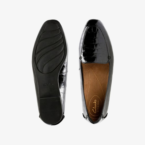 Keesha Luca Schwarz Lack/Krokodil Schuhe - Image 6