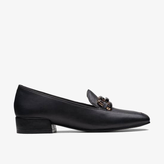 Seren 30 Einfache schwarze Lederschuhe - Image 1