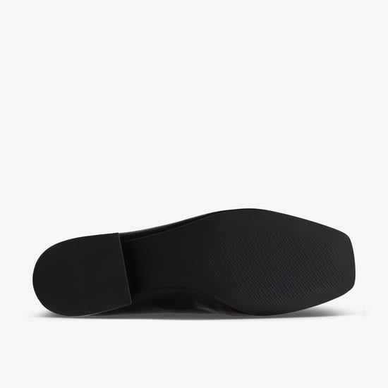 Seren 30 Einfache schwarze Lederschuhe - Image 3