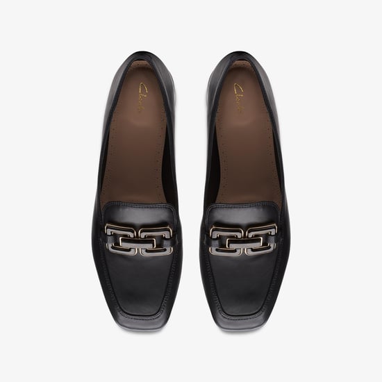 Seren 30 Einfache schwarze Lederschuhe - Image 6