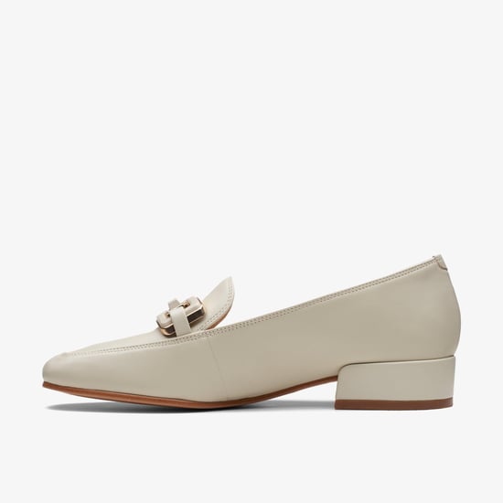 Seren30 Einfache Elfenbeinleder Schuhe - Image 2