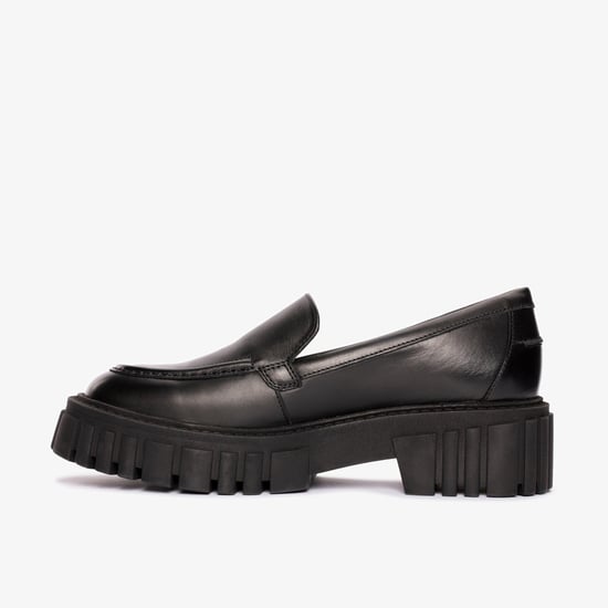 Page Loafer schwarze Lederschuhe - Image 3