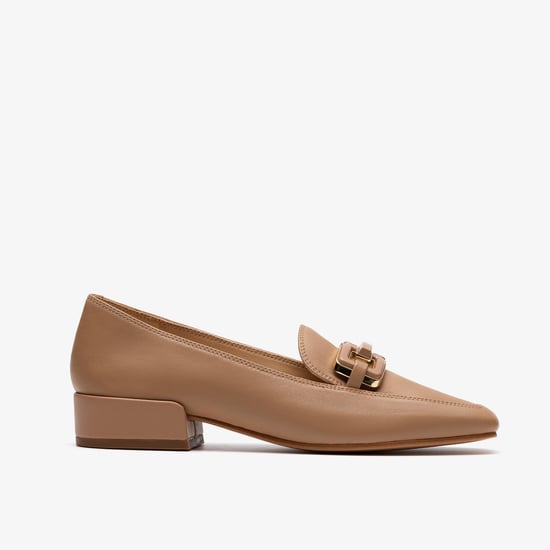 Seren30 Einfache Pralinen-Leder-Schuhe - Image 1