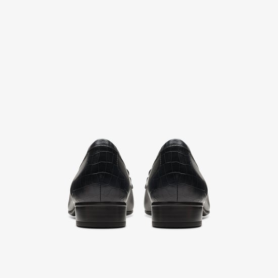 Juliet Shine Schwarze Krokodil Schuhe - Image 5