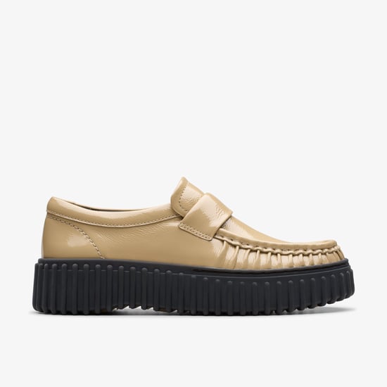 Torhill Mokassins Beige Lackschuhe - Image 1