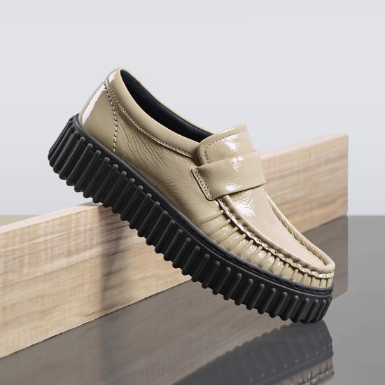 Torhill Mokassins Beige Lackschuhe - Image 2
