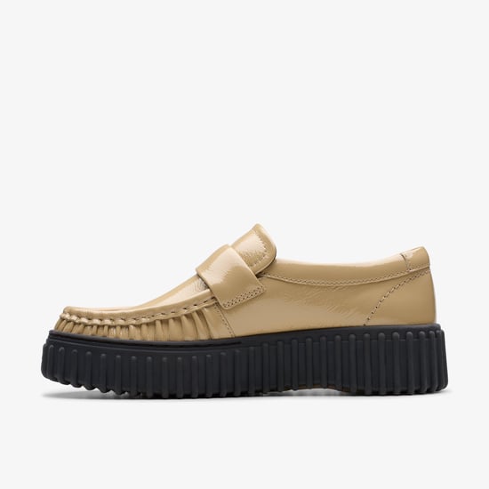Torhill Mokassins Beige Lackschuhe - Image 6
