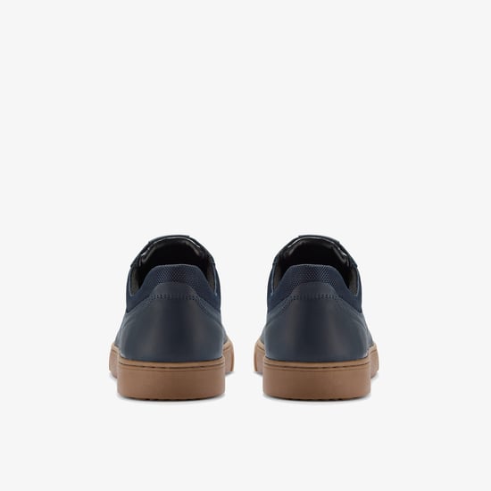 Lockton Schnürschuhe aus navy-farbenem, öligem Leder - Image 5