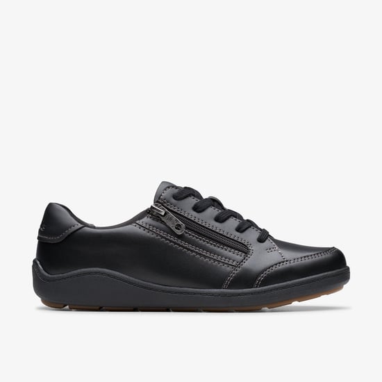 Bryianne Bayla Schwarze Leder-Sneaker - Image 1