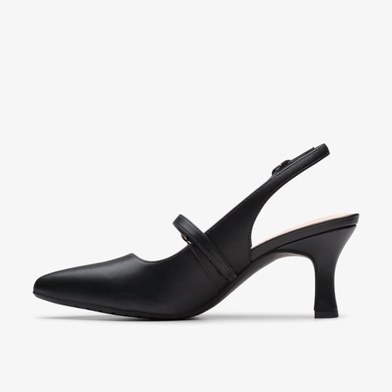 Kataleyna Ruby schwarze Leder Schuhe - Image 2