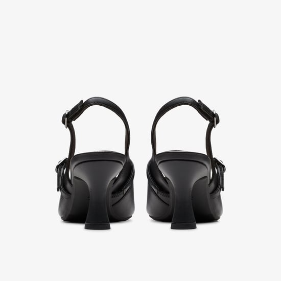 Kataleyna Ruby schwarze Leder Schuhe - Image 5
