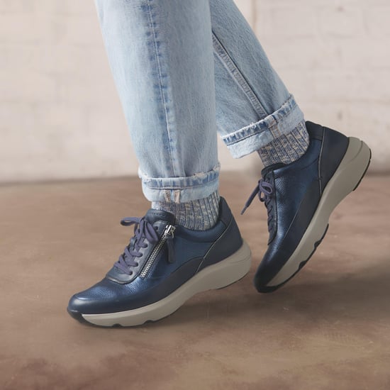 Tivoli Zip Marineblaue Kombi-Sneaker - Image 3