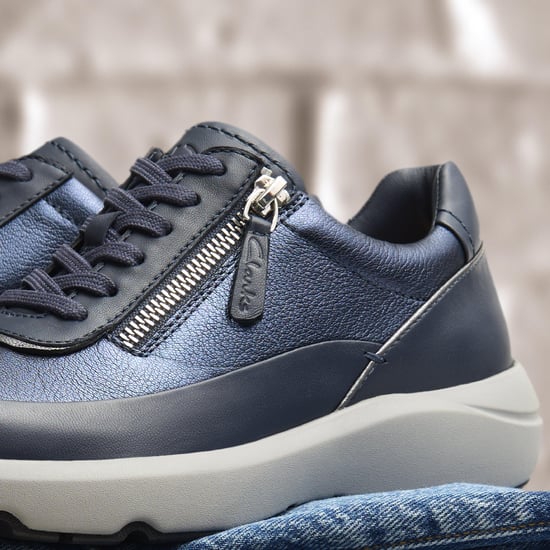 Tivoli Zip Marineblaue Kombi-Sneaker - Image 4