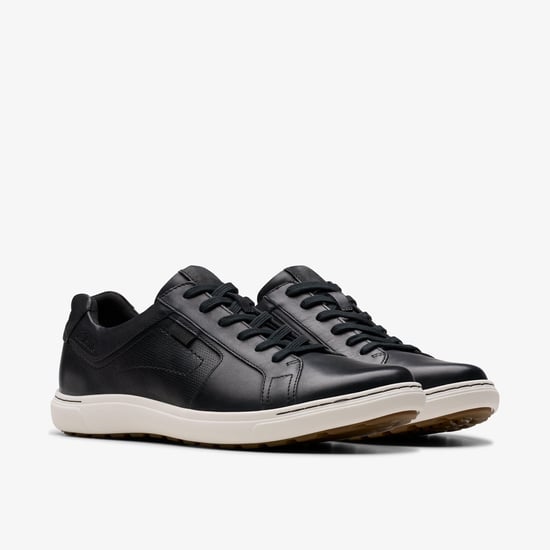 Mapstone Spitze Schwarze Lederschuhe - Image 4