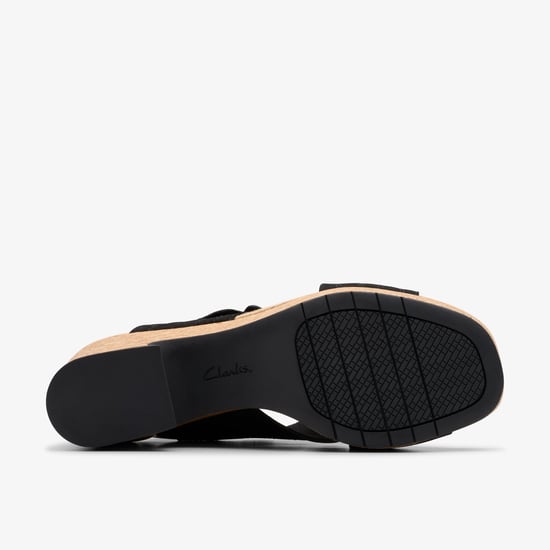 Nerisa West Schwarze Nubuk-Sandalen - Image 3