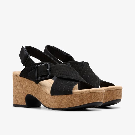 Nerisa West Schwarze Nubuk-Sandalen - Image 4