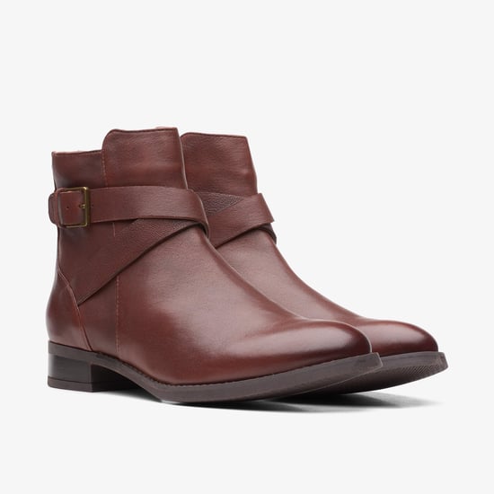 Hamble Buckle britische Tan Lederstiefel - Image 4