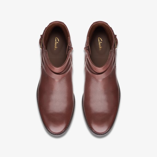Hamble Buckle britische Tan Lederstiefel - Image 6