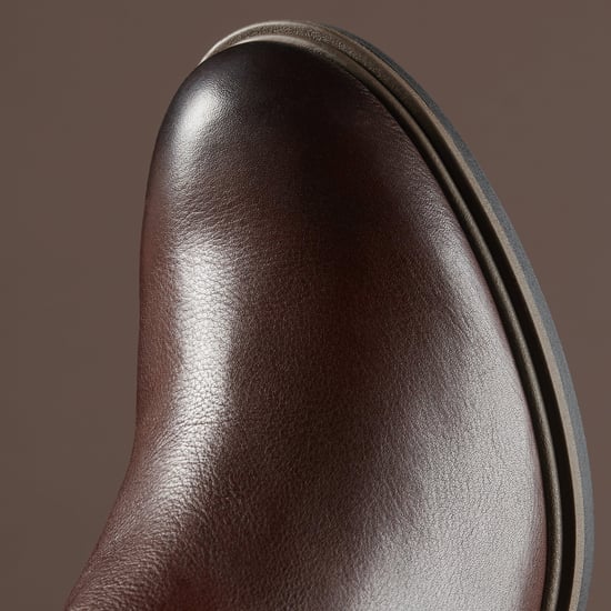 Neva Schnalle Stiefel in Britischem Braun - Image 5