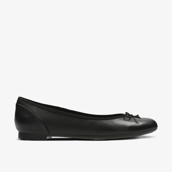 Couture Bloom Schwarze Leder Schuhe - Image 1