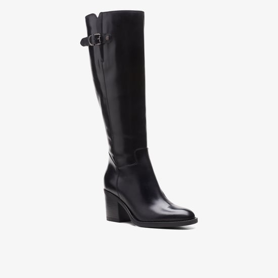 Mascarpone 2 Up Schwarze Lederstiefel - Image 3