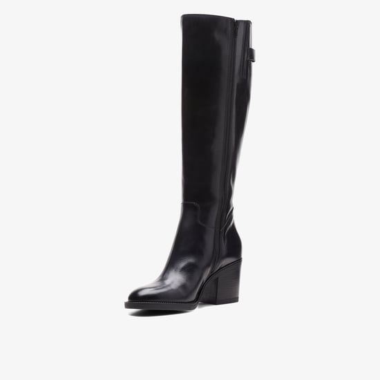 Mascarpone 2 Up Schwarze Lederstiefel - Image 4
