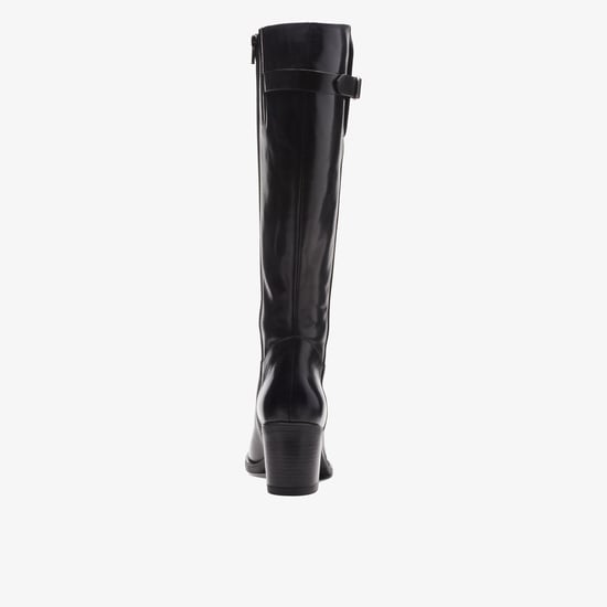 Mascarpone 2 Up Schwarze Lederstiefel - Image 5