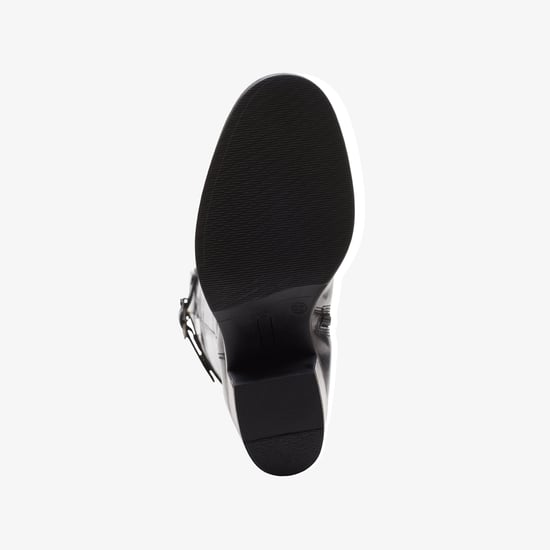 Mascarpone 2 Up Schwarze Lederstiefel - Image 6