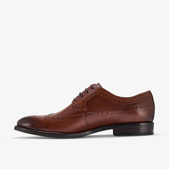 Banstead Tipp Tan Leder Schuhe - Image 2