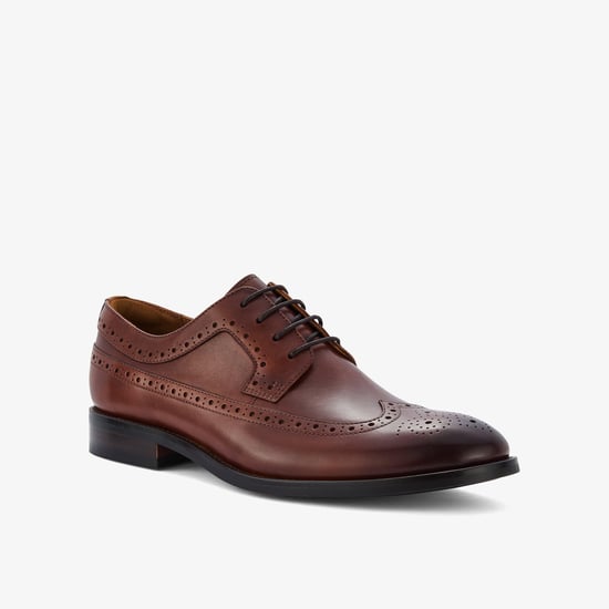 Banstead Tipp Tan Leder Schuhe - Image 4
