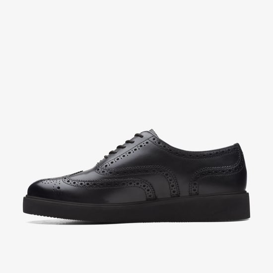 Glickly Brogue 2 Schwarze Lederschuhe - Image 2