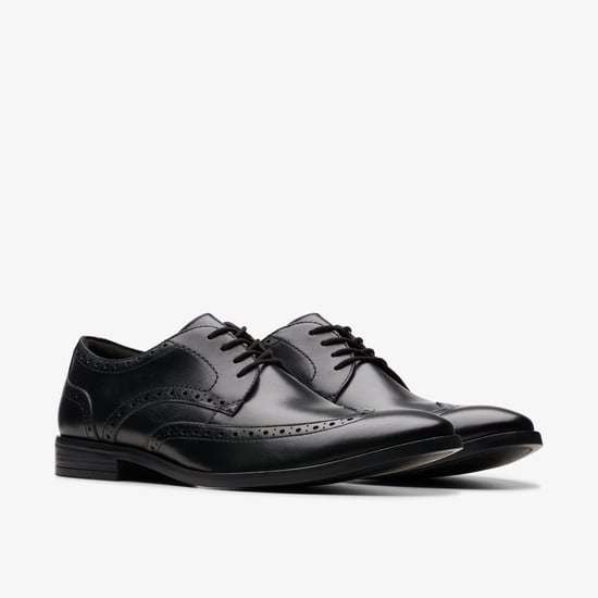 Brandon Limit Brogue schwarze Lederschuhe - Image 5