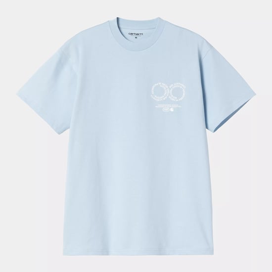 CARHARTT S/S ROTATION T-SHIRT AIR SKY/WHITE - Image 1