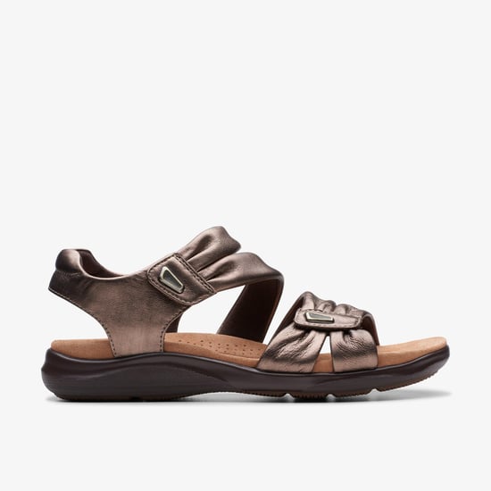 Kitly Ave Bronze Leder-Sandalen - Image 1