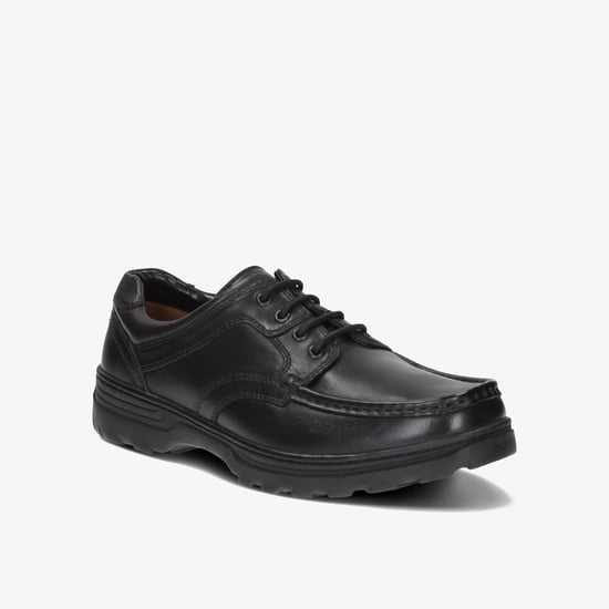 Line Shore Schwarze Leder Schuhe - Image 3