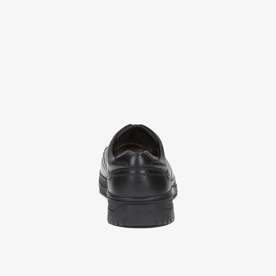 Line Shore Schwarze Leder Schuhe - Image 4