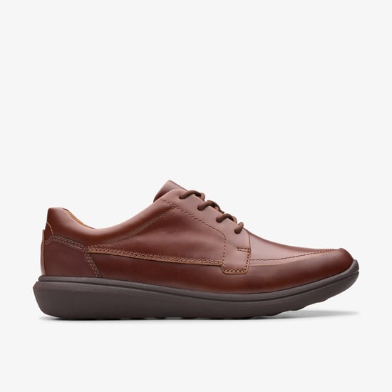 Watchet Spitze Dunkelbraune Leder-Schuhe - Image 1