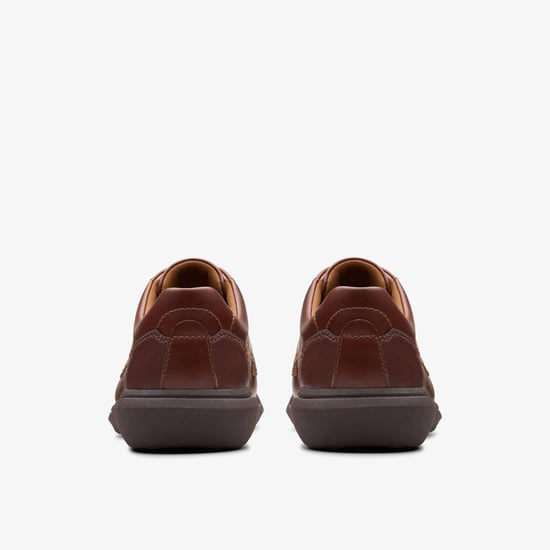 Watchet Spitze Dunkelbraune Leder-Schuhe - Image 5