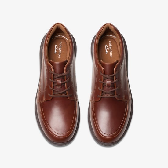 Watchet Spitze Dunkelbraune Leder-Schuhe - Image 6