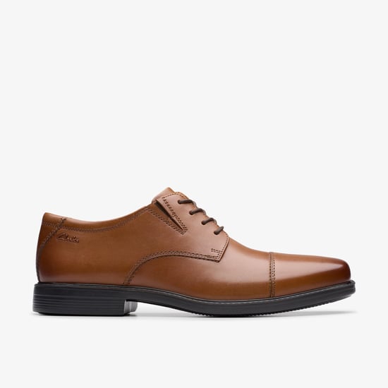 Cosgrove Cap Dunkelbraune Leder-Schuhe - Image 1