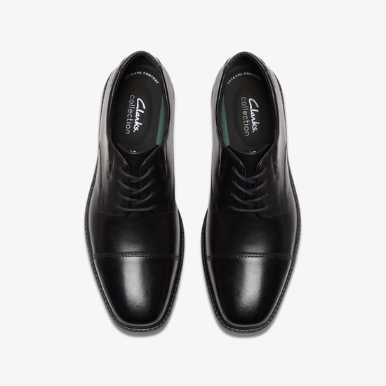 Cosgrove Kappe Schwarze Lederschuhe - Image 6