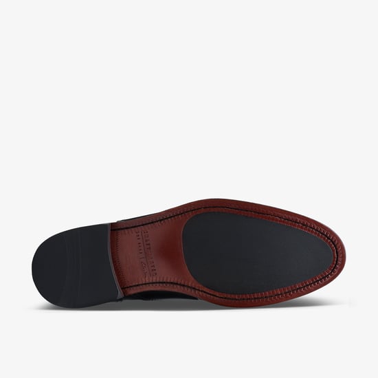 Craftdean Spitze Schwarze Lederschuhe - Image 3