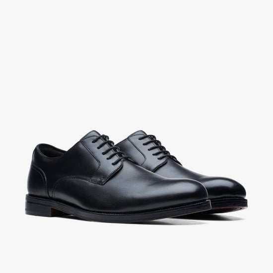 Craftdean Spitze Schwarze Lederschuhe - Image 4
