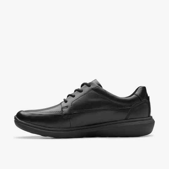 Watchet Spitze Schwarze Lederschuhe - Image 2