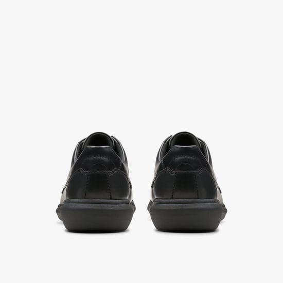 Watchet Spitze Schwarze Lederschuhe - Image 5