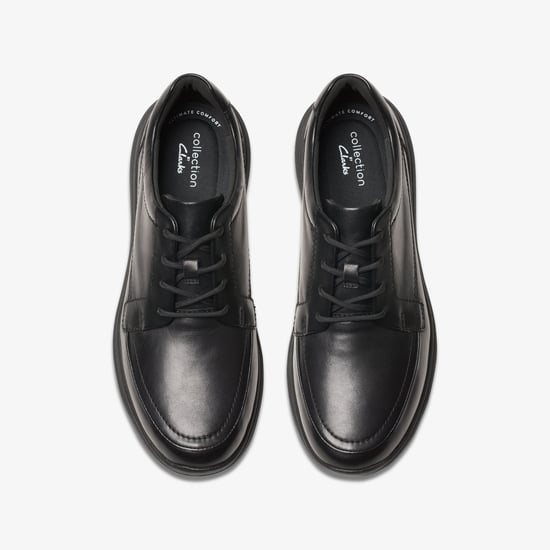 Watchet Spitze Schwarze Lederschuhe - Image 6