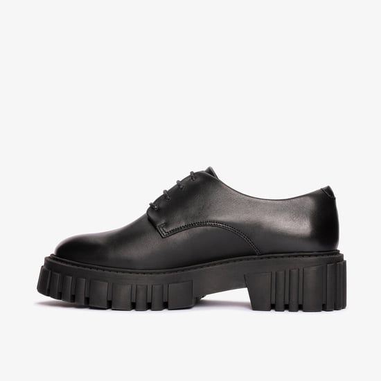 Page Walk schwarze Lederschuhe - Image 3